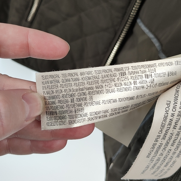 Massimo Dutti Quilted Zip Jacket - Picture 7 of 7